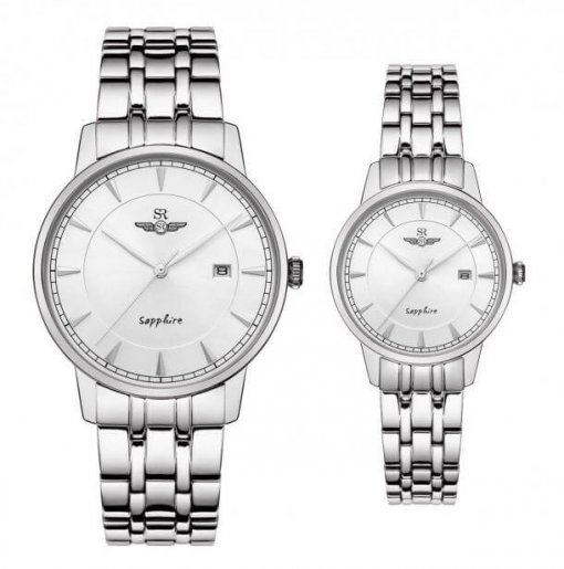 Đồng hồ cặp đôi SRWATCH SR1079.1102TE trắng