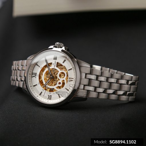 Đồng hồ nam SRWATCH SG8894.1102 trắng-2