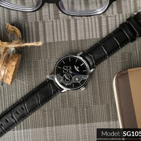 Đồng hồ nam Srwatch SG1055-4101TE Timepiece đen thương hiệu Nhật Bản