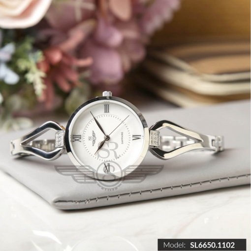 Đồng hồ nữ SRWATCH SL6650.1102 trắng chính hãng Nhật Bản