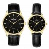 Đồng hồ cặp đôi SRWATCH SR10050.4601PL đen