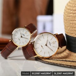 Đồng hồ cặp đôi SRWATCH SR2087.4602RNT trắng-2