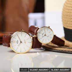 Đồng hồ cặp đôi SRWATCH SR2087.4602RNT trắng-3