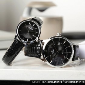 Đồng hồ cặp đôi SRWATCH SR10060.4101PL đen-2