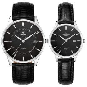 Đồng hồ cặp đôi SRWATCH SR10060.4101PL đen